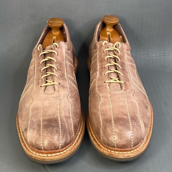 Allen Edmonds Men's Voyager Comfort Oxford beige brown shoes size 13 - Picture 3 of 10